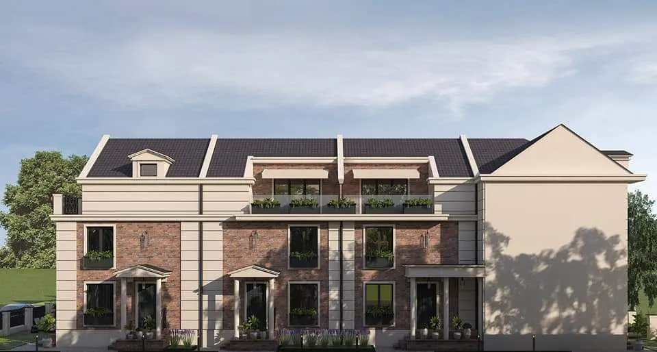 Bočni izgled niza triplex jedinica